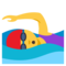 Woman Swimming emoji on Emojione